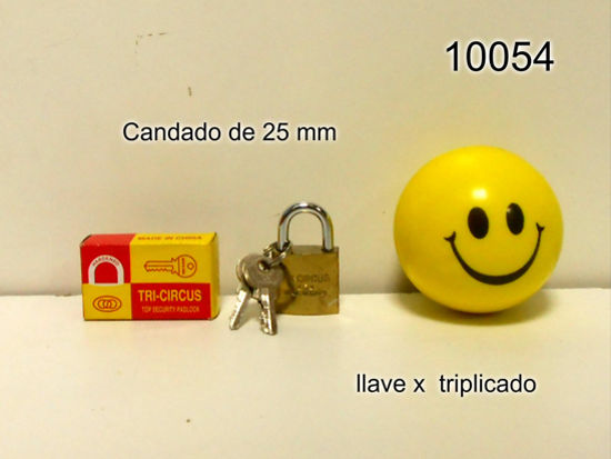 Imagen de CANDADO DORADO PULIDO 25MM 10.25